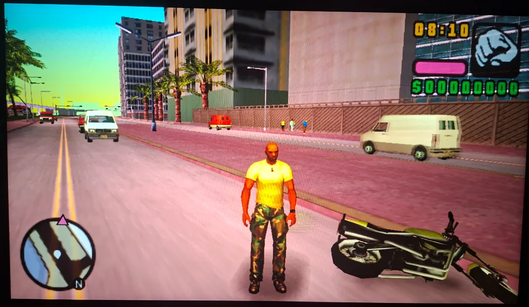 Retroarch na tela principal